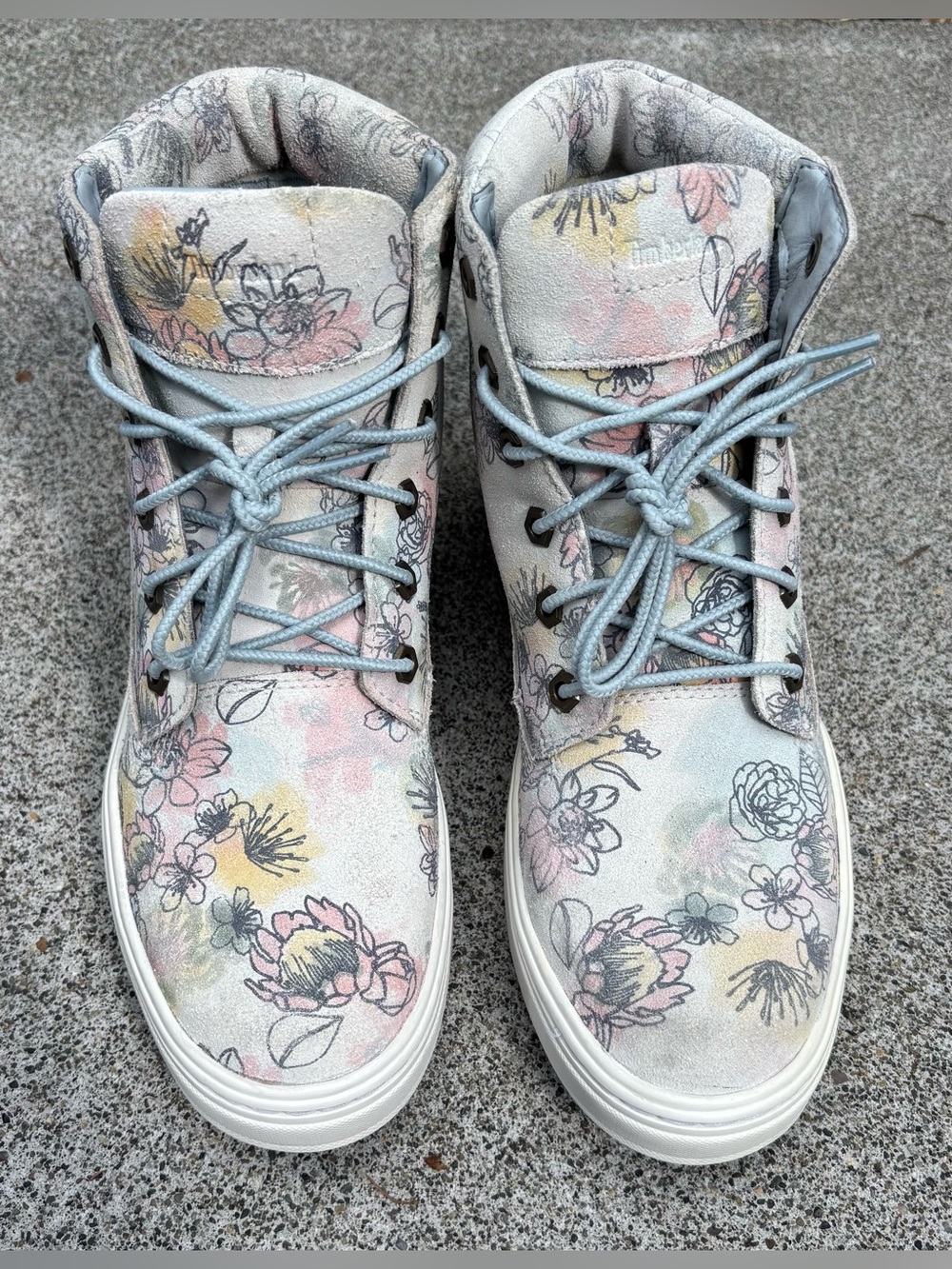 Timberland Londyn Floral 6” Sneaker Boots Women 7.5 Rare A1X46 - Picture 5 of 13